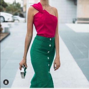 Zara asymmetric top bloggers favorite